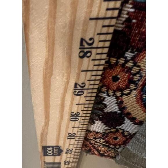 NWT VALABASAS Jeans Mens Size 29 Beige Patchwork Stacked Distressed Slim Fit - Picture 6 of 13